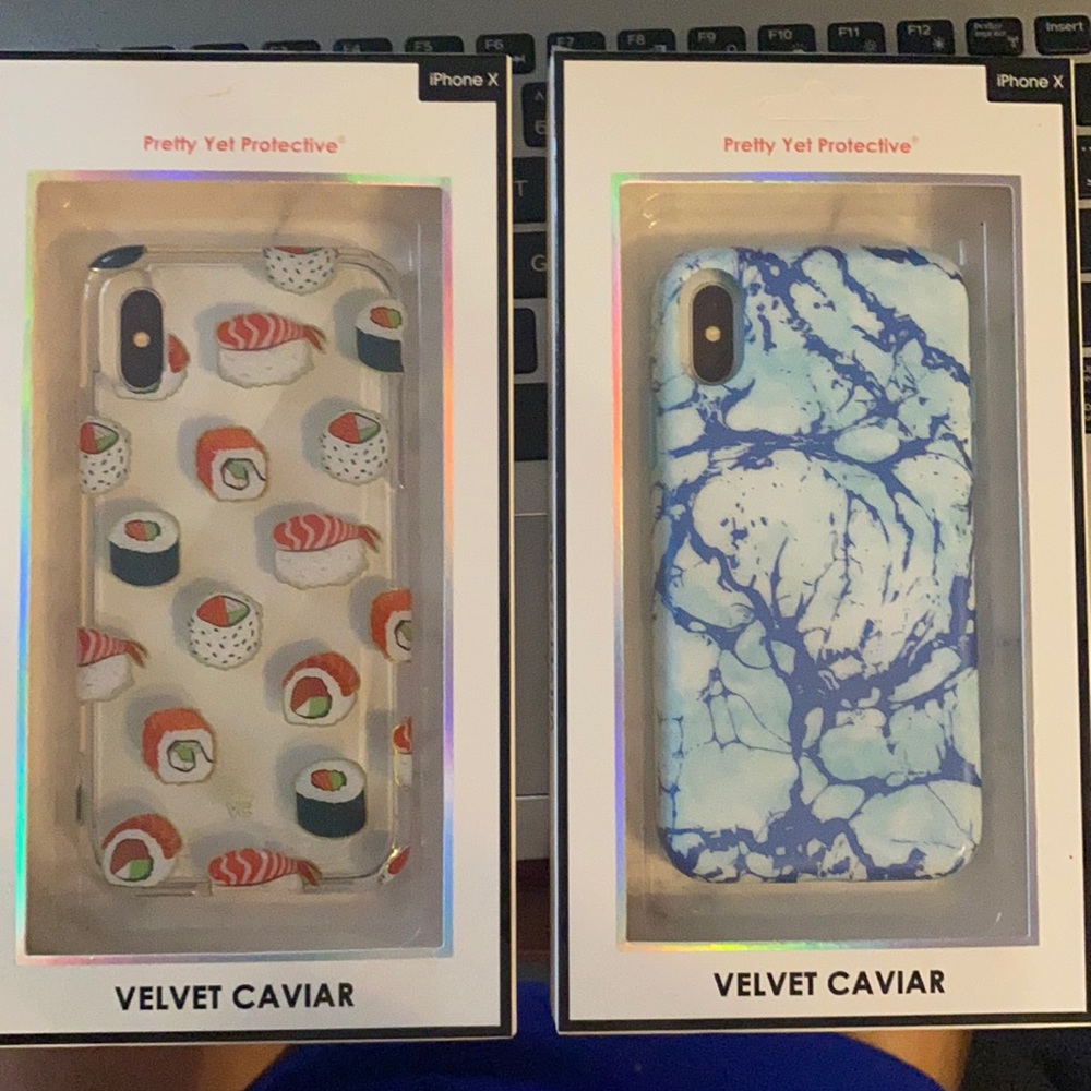 Velvet caviar iPhone X case (2)